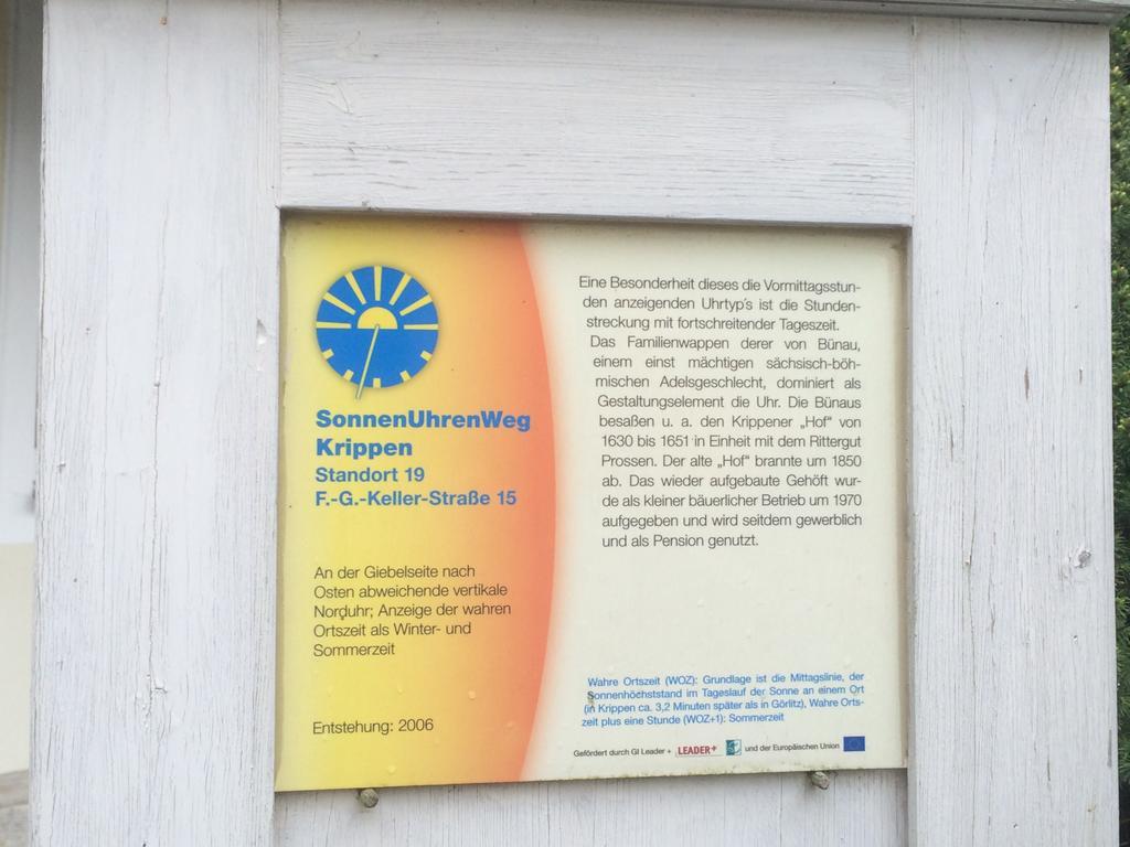 Pension Hoenel-Hof Bad Schandau Kültér fotó